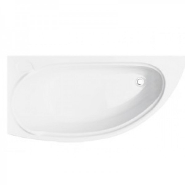 Besco Mini wanna asymetryczna 150x70 cm biała