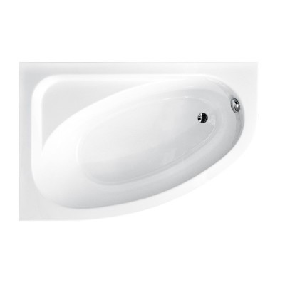 Besco Cornea wanna asymetryczna 140x80 cm biała