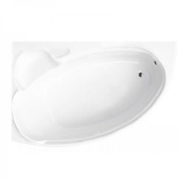 Besco Finezja Nova wanna asymetryczna 140x95 cm biała