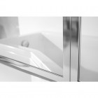 Besco Integra kabino-wanna 150x75 cm + parawan 3-skrzydłowy