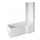 Besco Inspiro kabino-wanna 170x70 cm + parawan 1-skrzydłowy