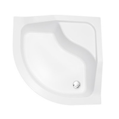 Besco Oliver brodzik półokrągły 90x90 cm