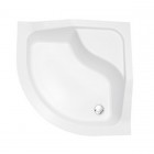 Besco Oliver brodzik półokrągły 90x90 cm