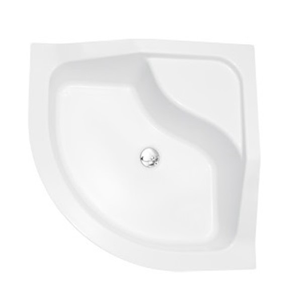 Besco Oliver II brodzik półokrągły 80x80 cm