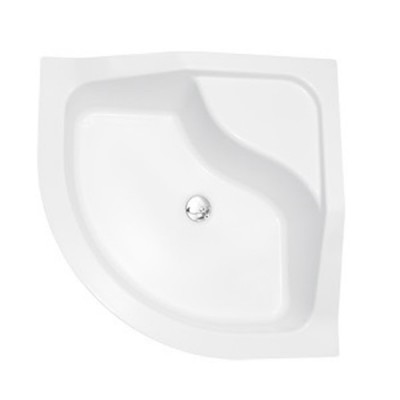 Besco Oliver II brodzik półokrągły 90x90 cm