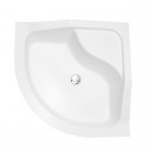 Besco Oliver II brodzik półokrągły 90x90 cm