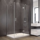 Besco Viva 195 kabina prostokątna drzwi uchylne 100x80 cm prawa