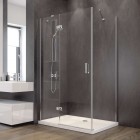 Besco Viva 195 kabina prostokątna drzwi uchylne 120x80 cm lewa