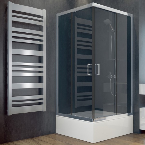Besco Modern 165 kabina kwadratowa drzwi przesuwne 80x80 cm
