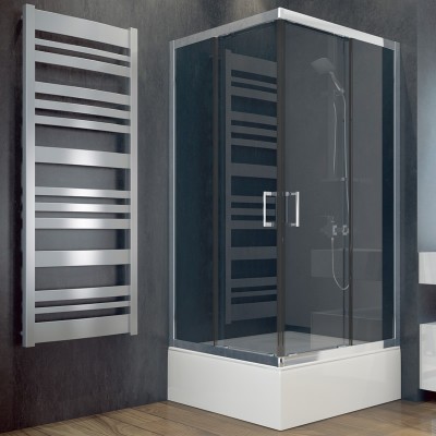 Besco Modern 165 kabina kwadratowa drzwi przesuwne 90x90 cm