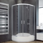 Besco Modern 165 kabina półokrągła drzwi przesuwne 90x90 cm