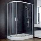 Besco Modern 185 kabina asymetryczna drzwi przesuwne 100x80 cm