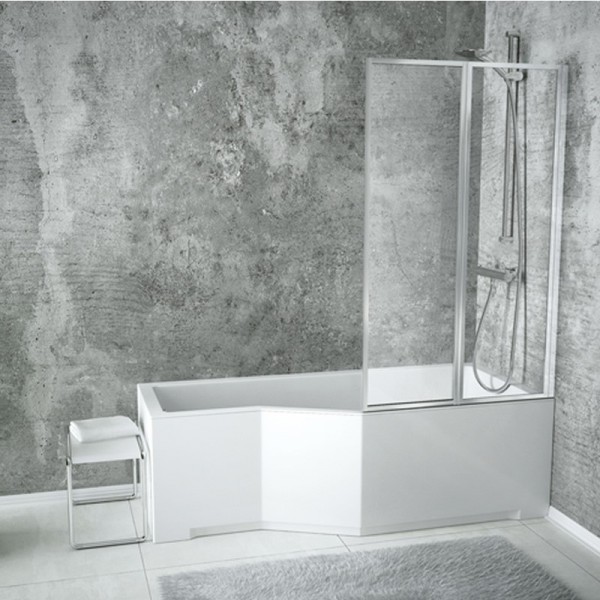 Besco Ambition Premium parawan 2-skrzydłowy 80.5x140 cm