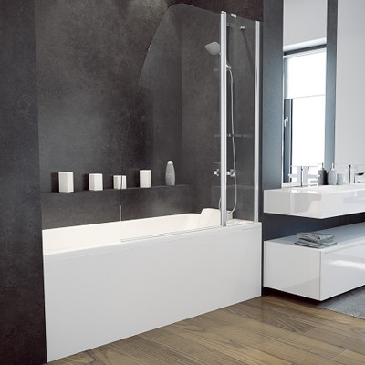 Besco Avis parawan 2-skrzydłowy 120x145 cm