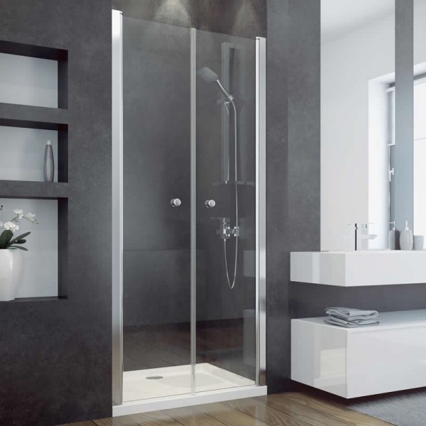 Besco Sinco Due drzwi do wnęki podwójne uchylane 80 cm