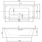 Besco Vera wanna prostokątna 170x75 cm