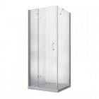 Besco Viva 195 kabina kwadratowa drzwi uchylne+ścianka 80x80 cm lewa