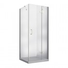 Besco Viva 195 kabina kwadratowa drzwi uchylne+ścianka 80x80 cm prawa