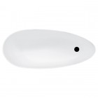 Besco Keya wanna wolnostojąca 165x75 cm czarna/biała