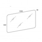 Elita Meble Imirror lustro LED 100x60 cm