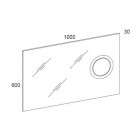 Elita Meble Prestige lustro LED 100x60 cm