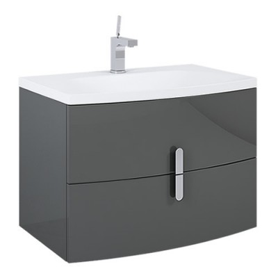 Elita Meble Round Anthracite szafka podumywalkowa szer. 80 cm