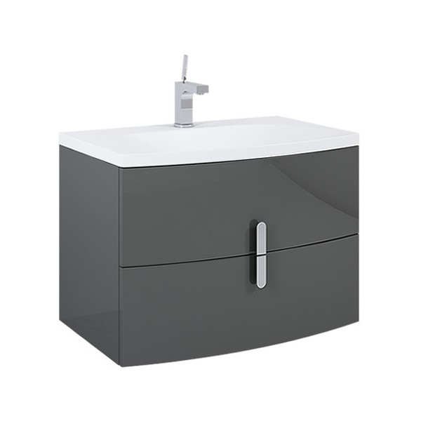 Elita Meble Round Anthracite szafka podumywalkowa szer. 80 cm