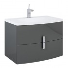 Elita Meble Round Anthracite szafka podumywalkowa szer. 80 cm