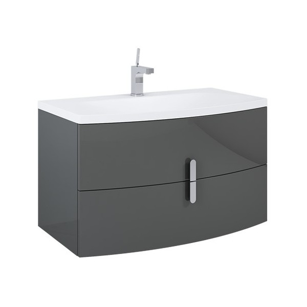 Elita Meble Round Anthracite szafka podumywalkowa szer. 100 cm
