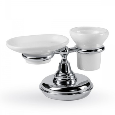 Tres Clasic mydelniczka + kubek chrom 12463613
