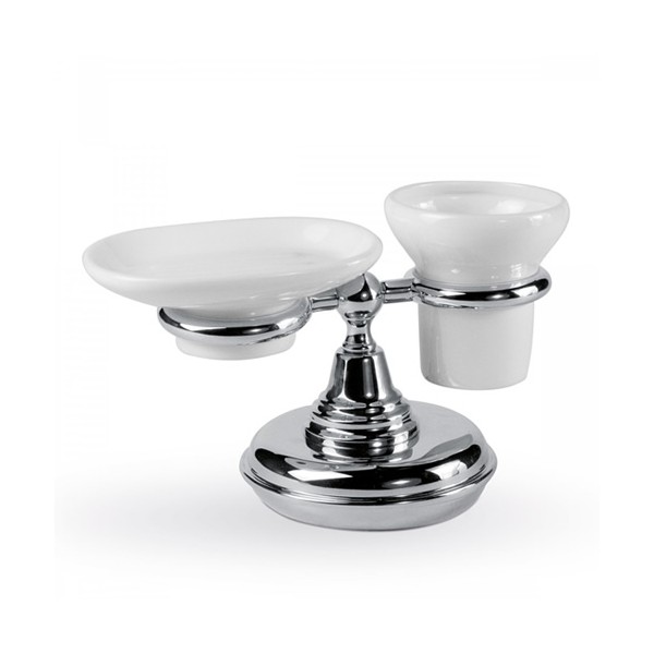 Tres Clasic mydelniczka + kubek chrom 12463613