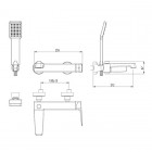 M&Z New Geometry bateria wannowa
