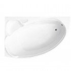 Besco Finezja Nova wanna asymetryczna 140x95 cm biała