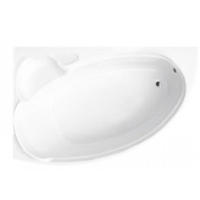Besco Finezja Nova wanna asymetryczna 140x95 cm biała