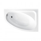 Besco Cornea wanna asymetryczna 140x80 cm lewa biała