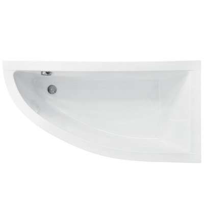 Besco Praktika wanna asymetryczna 150x70 cm prawa biała