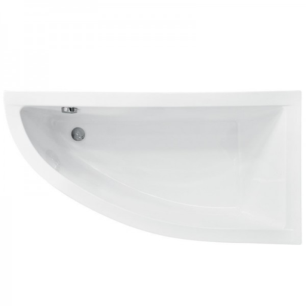 Besco Praktika wanna asymetryczna 150x70 cm prawa biała