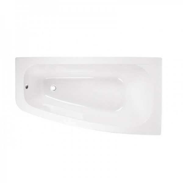 Besco Luna wanna asymetryczna 150x80 cm prawa biała