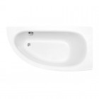 Besco Milena wanna asymetryczna 150x70 cm prawa biała