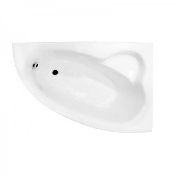 Besco Natalia wanna asymetryczna 150x100 cm lewa biała