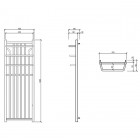 Imers grzejnik MINAS 430x1200