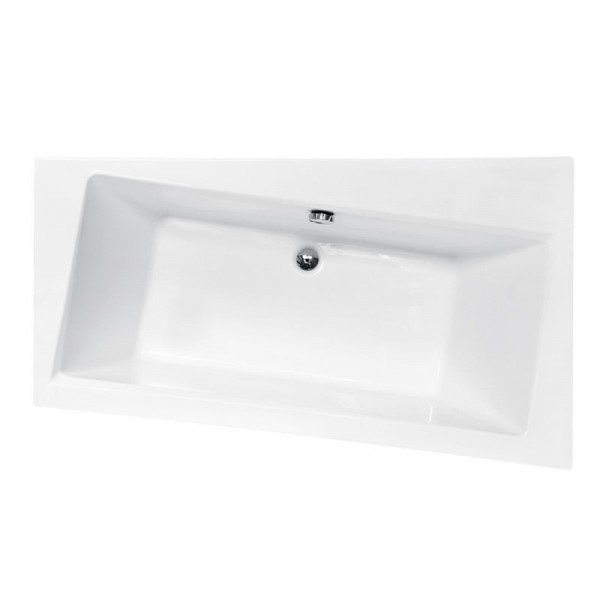 Besco Infinity wanna asymetryczna 150x90 cm prawa biała