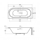 Besco Avita wanna asymetryczna 180x80 cm lewa biała