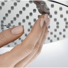 Hansgrohe Raindance S PowderRain deszczownica okrągła 24 cm z ramieniem ściennym chrom 27607000