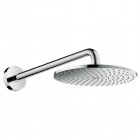Hansgrohe Raindance S PowderRain deszczownica okrągła 24 cm z ramieniem ściennym chrom 27607000