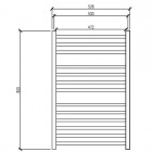 Imers grzejnik SOLEN 530x800