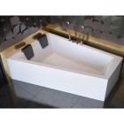 Besco Intima Duo wanna asymetryczna 180x125 cm lewa biała