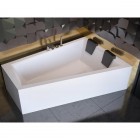 Besco Intima Duo wanna asymetryczna 180x125 cm prawa biała