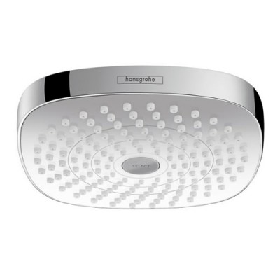 Hansgrohe Croma Select E EcoSmart deszczownica kwadratowa 18x18 cm chrom/biały 26528400