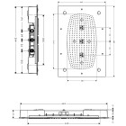 Hansgrohe Raindance Rainmaker deszczownica prostokątna 68x46 cm chrom 28418000